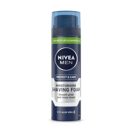 Nivea піна для гоління захист та догляд 200мл
