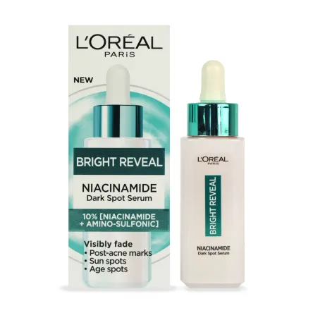 L'Oreal Paris Braight Reveal сироватка проти пігментних плям з ніацинамідом 10% 30мл