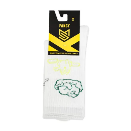 Movement Standard шкарпетки жіночі високі Fancy M0303S коти білі р.38-41