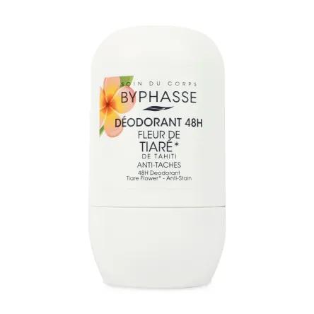 Byphasse дезодорант кульковий Квіти тіаре 50мл
