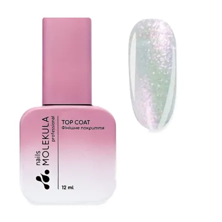 Molekula Sparkle топ для гель-лаку блискучий без липкого шару ТС 253 12мл