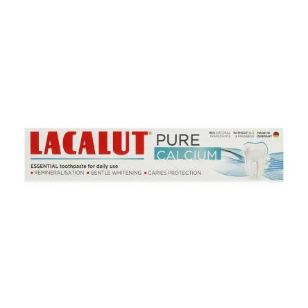 Lacalut зубна паста Pure Calcium 75мл