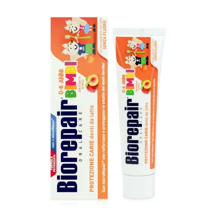 BioRepair дитяча зубна паста Веселе мишеня персик 50мл