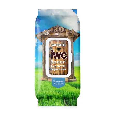 Naturelle вологий туалетний папір WC 130 шт.