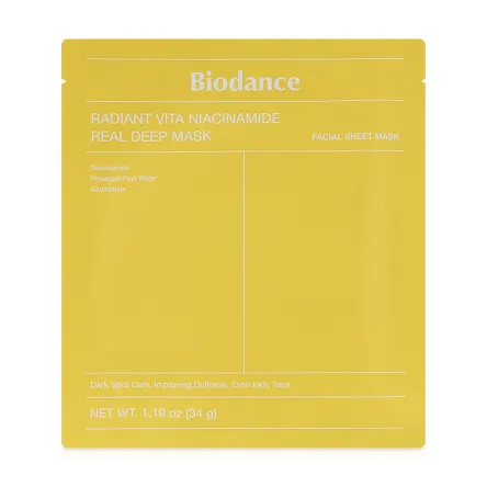 Biodance маска гідрогелева для вирівнювання тону шкіри з ніацинамідом 34г