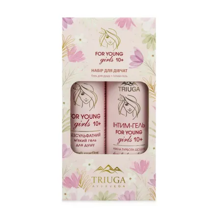 Triuga FOR YOUNG girls набір дит. Безсульфатний для душу 10+