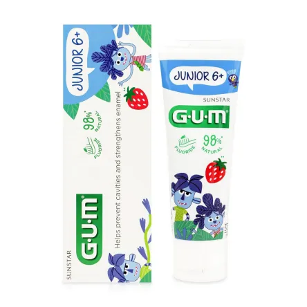 GUM дитяча зубна паста Junior strawberry 50мл