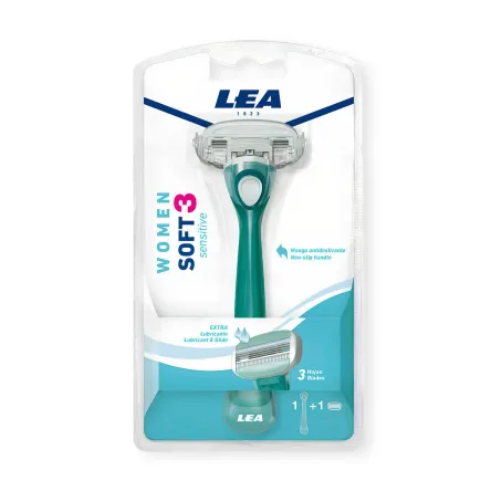 Lea Soft станок для гоління 3 Sensitive + картридж 1 шт.