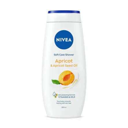 Nivea гель-догляд для душу крем і абрикос