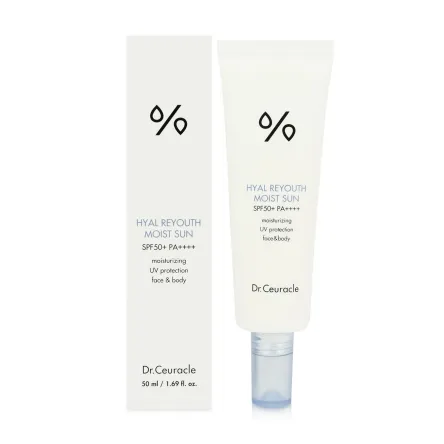 Dr. Ceuracle Hyal Reyouth сонцезахисний крем для обличчя зволожуючий SPF50 50мл