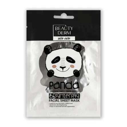 Beauty Derm маска тканинна відбілююча ANIMAL PANDA 25мл