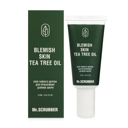 Mr. Scrubber Tea Tree Blemish олія чайного дерева для проблемних ділянок 15мл