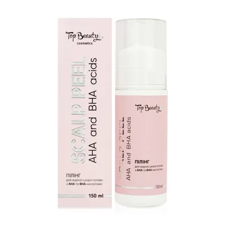 Top Beauty пілінг для шкіри голови з АНА та ВНА кислотами 150мл