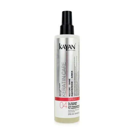Kayan keratin care спрей незмивний для пошкодженого та тьмяного волосся 250мл