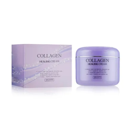 Jigott Collagen крем живильний від зморшок з колагеном 100мл