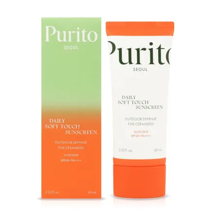 Purito Seoul Daily Soft Touch сонцезахисний крем для обличчя з керамідами