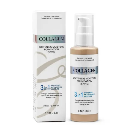 Enough Collagen 3in1 Whitening тональна основа