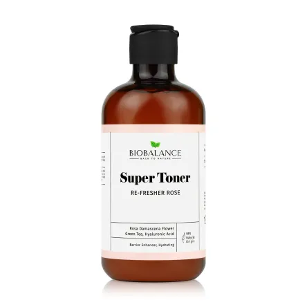 Biobalance Super тонер зволожувальний, освіжувальний з дамаською трояндою 250мл