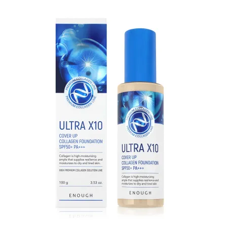 Enough Ultra X10 тональний крем зволожуючий
