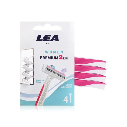 Lea Premium станок разовий 2леза 4 шт.
