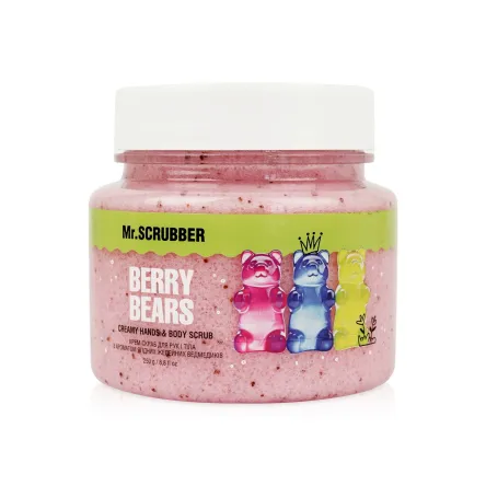 Mr. Scrubber крем-скраб для рук і тіла желейні ведмедики Berry bears 250мл