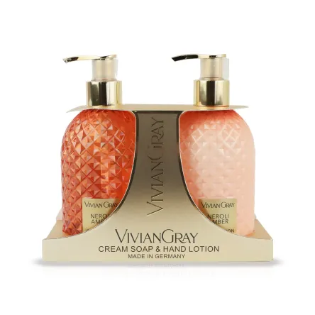VivianGray Neroli & Amber набір рідке мило та лосьйон для рук 2*300мл