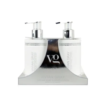 VivianGray White Crystal набір рідке мило та лосьйон для рук 2*250мл