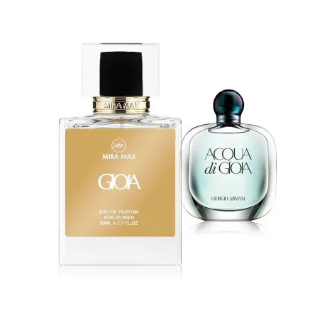 MiraMax парфумована вода для жінок Gioia vs Giorgio Armani Acqua di Gioia 50мл