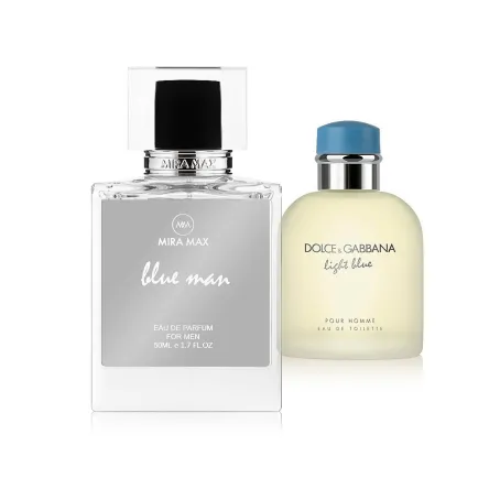 MiraMax парфумована вода для чоловіків Blue Man vs Dolce&Gabbana Light Blue 50мл