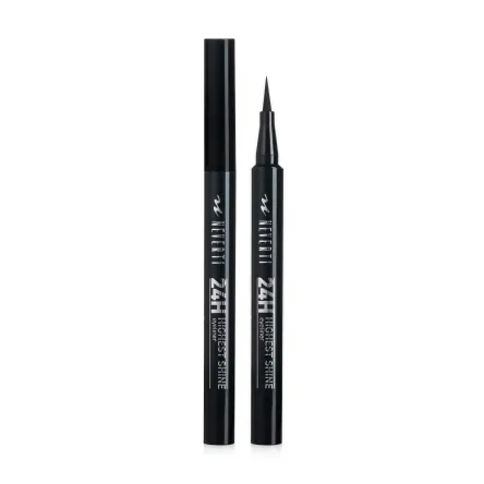 Neverti 24H підводка - фломастер для очей Shine Black 0.28г