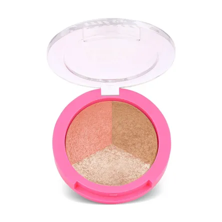 Golden Rose Miss Beauty Glow Baked Trio палітра для контурування 6.5г