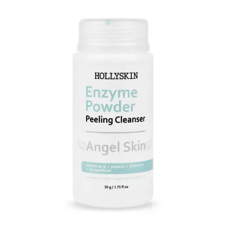 HOLLYSKIN Angel Skin ензимна пілінг-пудра очищувальна від чорних цяток 50г
