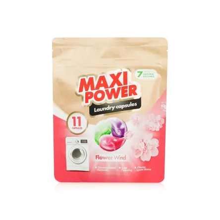 Maxi Power капсули для прання Квітковий вітер 11 шт.
