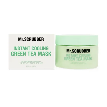 Mr. Scrubber Cooling Green Tea маска з екстактом зеленого чаю 250мл