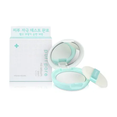 Holika Holika Puri Pore компактна пудра матуюча No Sebum прозора 8г
