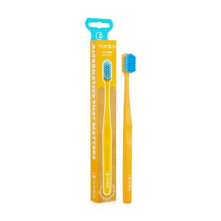 Nordics зубна щітка premium Yellow soft