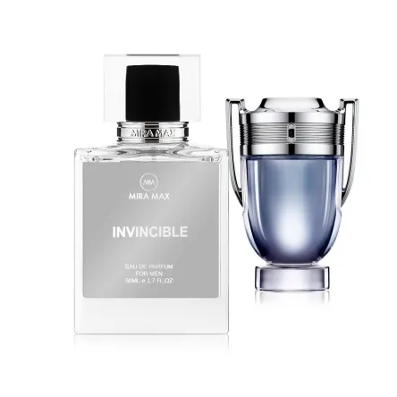 MiraMax парфумована вода для чоловіків Invincible vs Paco Rabanne Invictus 50мл