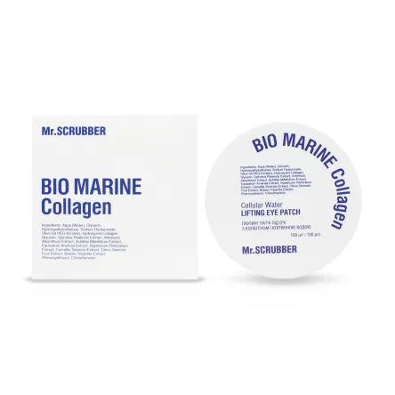 Mr. Scrubber Bio Marine Collagen патчі для повік ліфтинг ефект 100 шт.