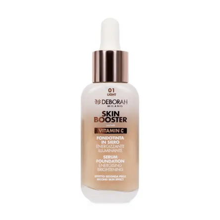 Deborah Skin Booster тональна сироватка з вітаміном С 01 Light SPF15 30мл