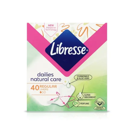 Libresse Natural Care щоденні прокладки Regular 40 шт.