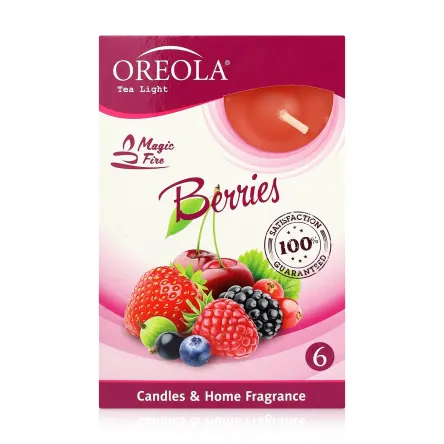 Oreola свічка ароматична Berries 6 шт.