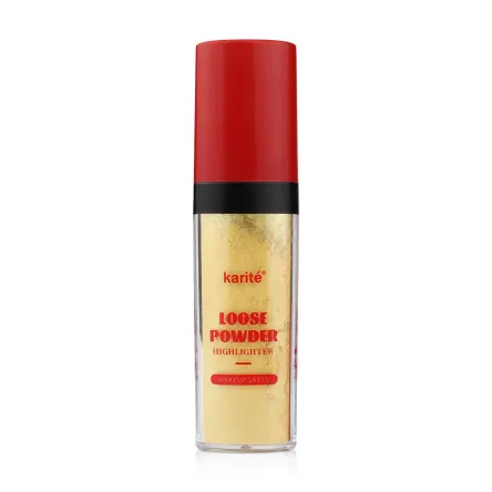 Karite Loose Powder хайлайтер - пудра зі спонжем золотий 9г
