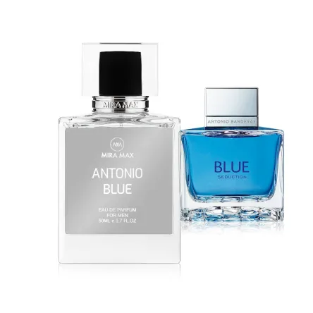 MiraMax парфумована вода для чоловіків Antonio Blue vs Antonio Banderas Blue Seduction 50мл