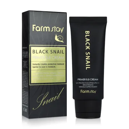 Farmstay Black Snail ВВ крем з муцином чорного равлика SPF50 50г