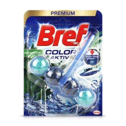 Bref блок для унітазу Color Aktiv Eucalyptus 50г 1 шт.