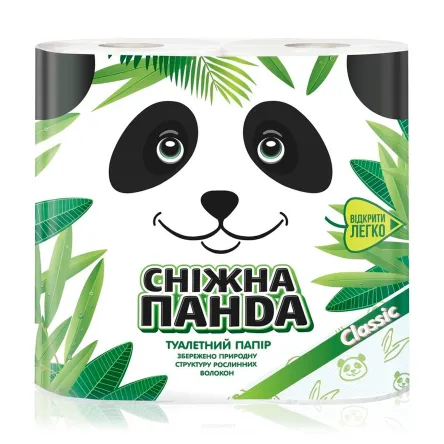 Snow Panda Classic туалетний папір 2 шари 4 шт.