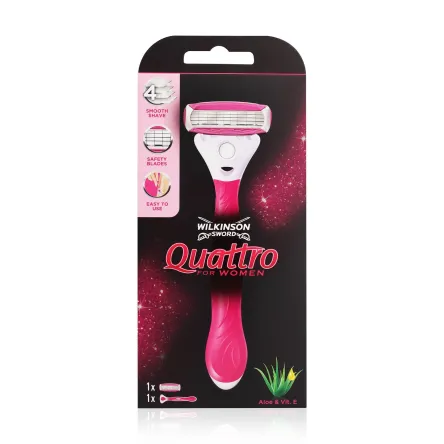 Wilkinson Quattro станок для гоління + картридж 1 шт.