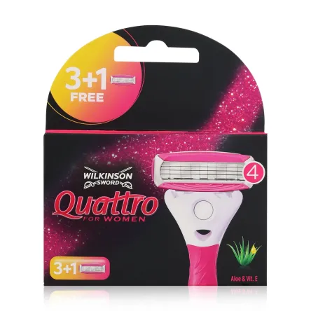 Wilkinson Quattro змінний картридж 4 шт.