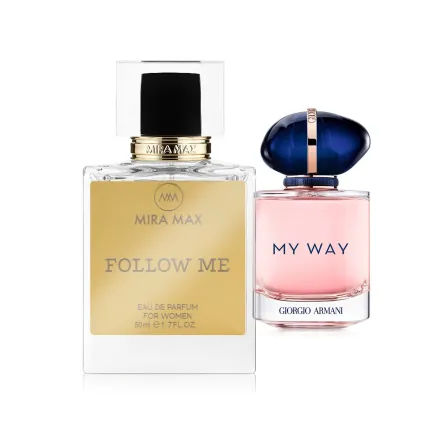 MiraMax парфумована вода для жінок Follow Me vs Giorgio Armani My Way 50мл
