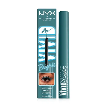 NYX Professional Makeup Vivid Brights рідка підводка для очей матова
